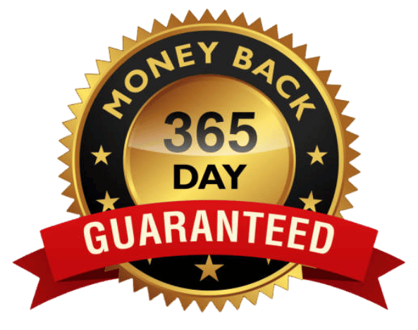 365 days Money Back Guarantee